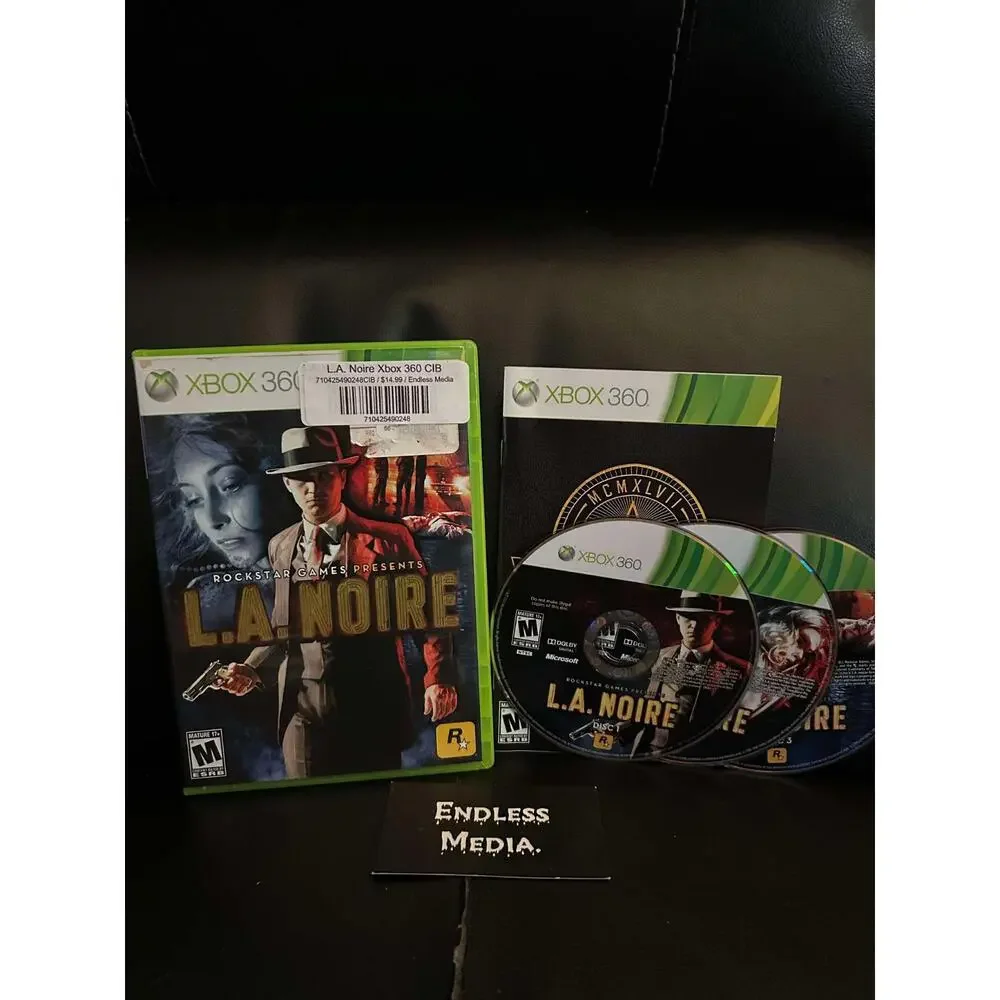 L.A. Noire Microsoft Xbox 360 CIB Video Game